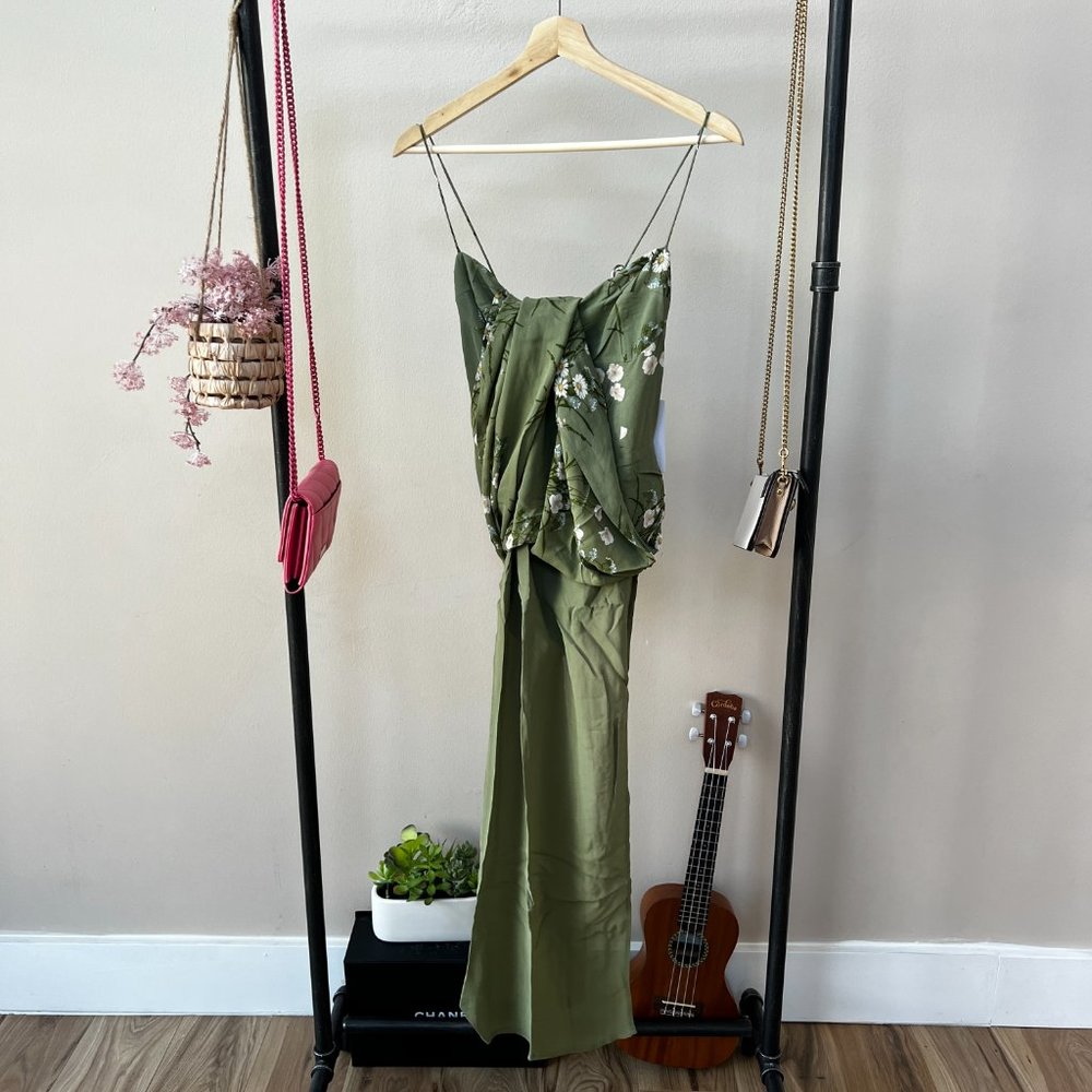Reformation Kourtney Dress in Bonita NWT - Picture 4 of 14